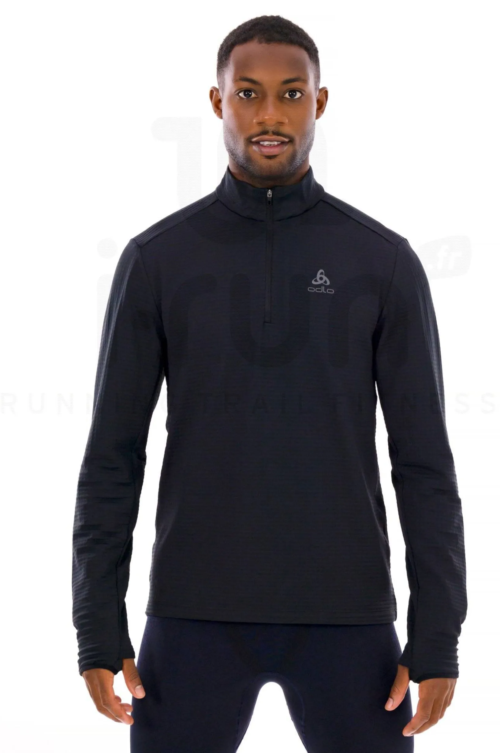 Homme Odlo Manches Longues^Essential Thermal 1/2 Zip