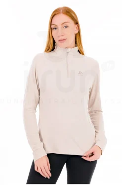 Femme Odlo Manches Longues^Essentials Ceramiwarm 1/2 Zip femme