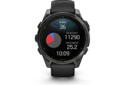 Garmin Cardio-Gps^Fenix 8 AMOLED Sapphire Titane