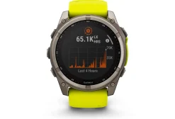 Garmin Cardio-Gps^Fenix 8 Solar Sapphire Titane