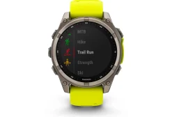 Garmin Cardio-Gps^Fenix 8 Solar Sapphire Titane