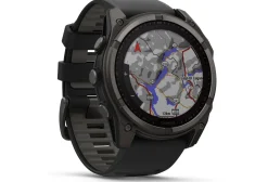 Garmin Cardio-Gps^Fenix 8 Solar Sapphire Titane