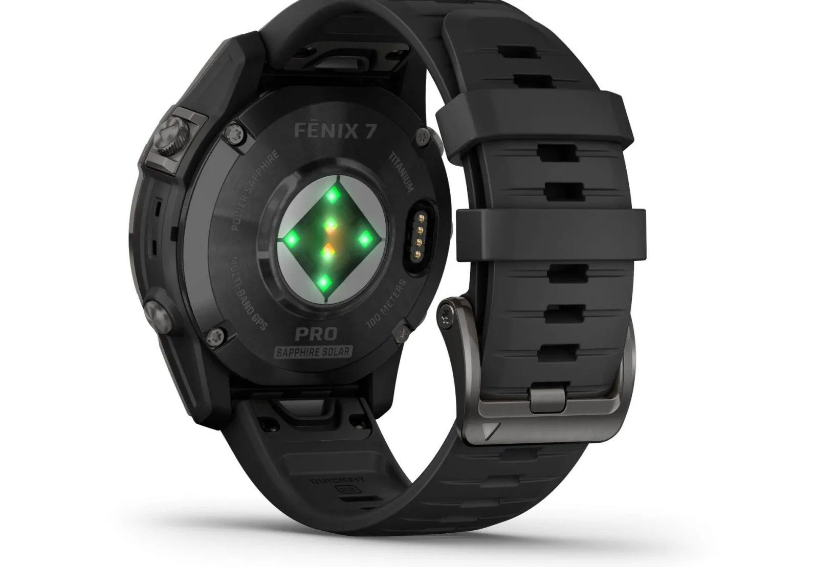 Garmin Cardio-Gps^Fenix 7S Pro Sapphire Solar Titane