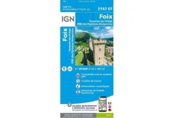 Carte IGN Cartes^Foix 2147ET