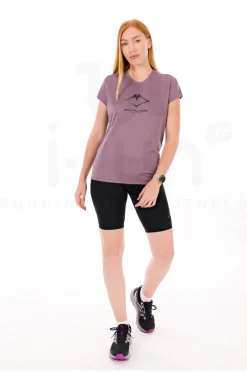 Femme Asics Manches Courtes^Fujitrail Logo femme