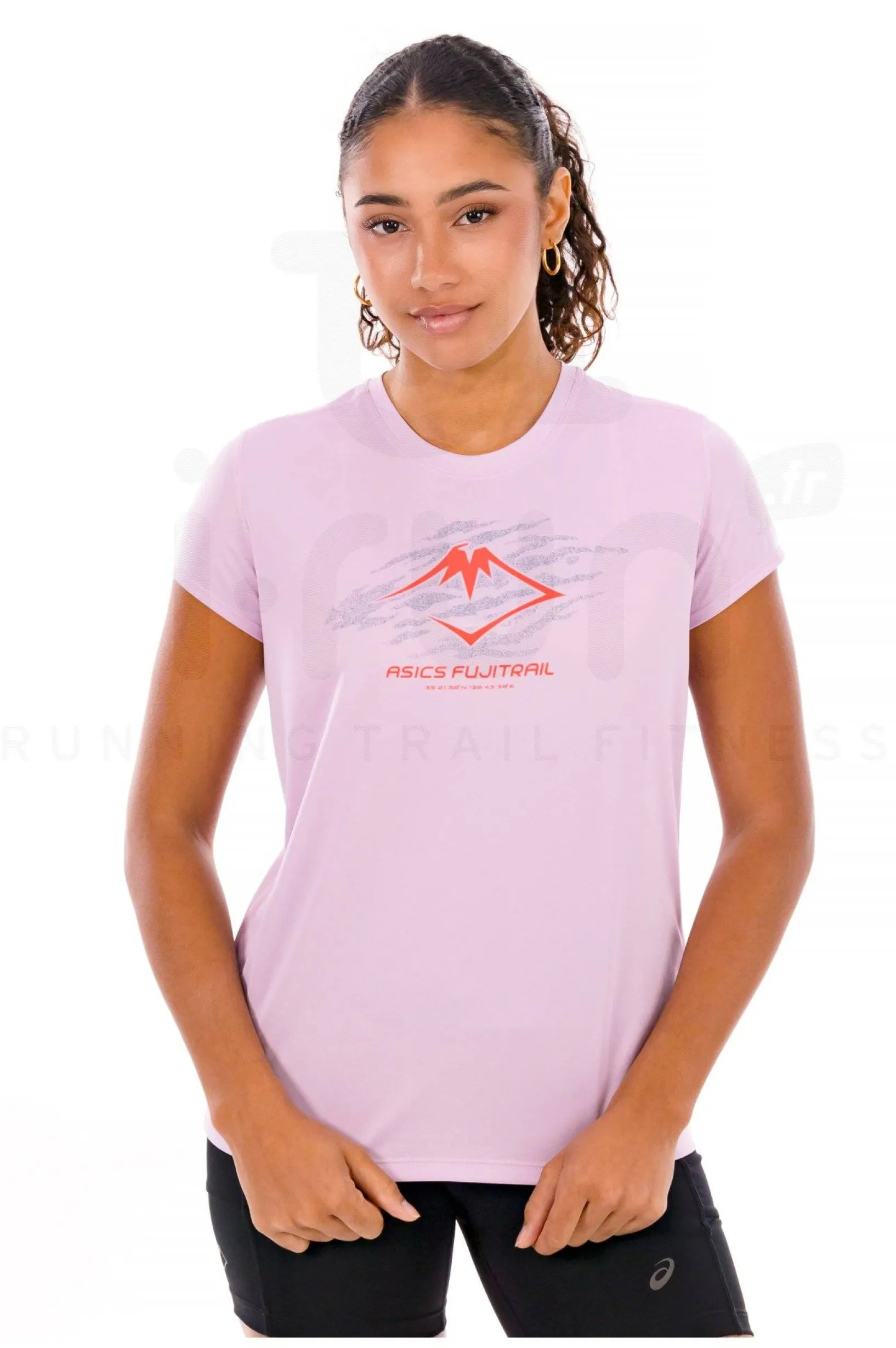 Femme Asics Manches Courtes^Fujitrail Logo femme