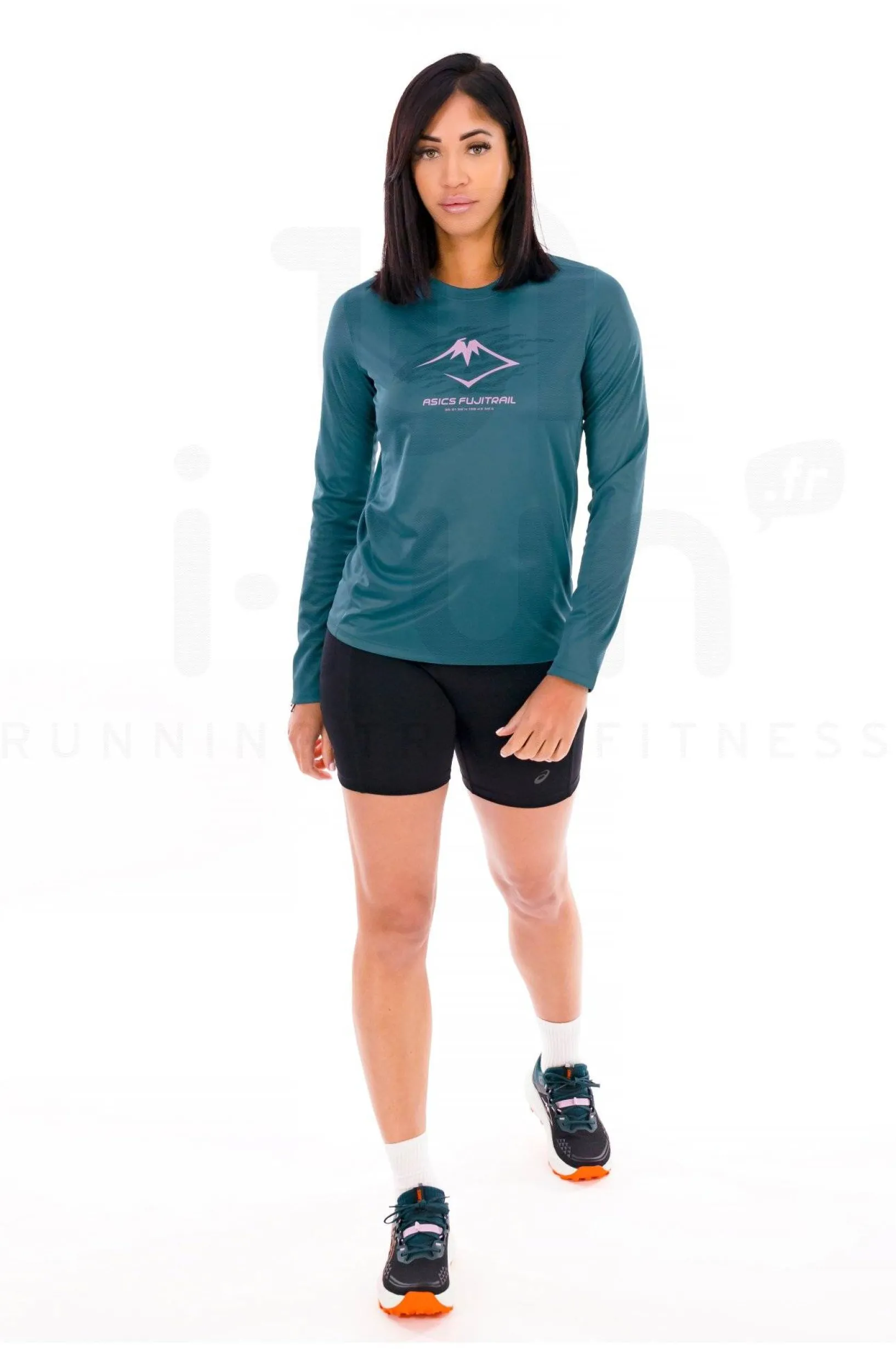 Femme Asics Manches Longues^Fujitrail Logo W femme