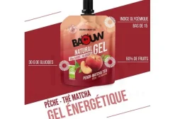 Baouw Gels^Gel naturel bio - Pêche - Thé matcha