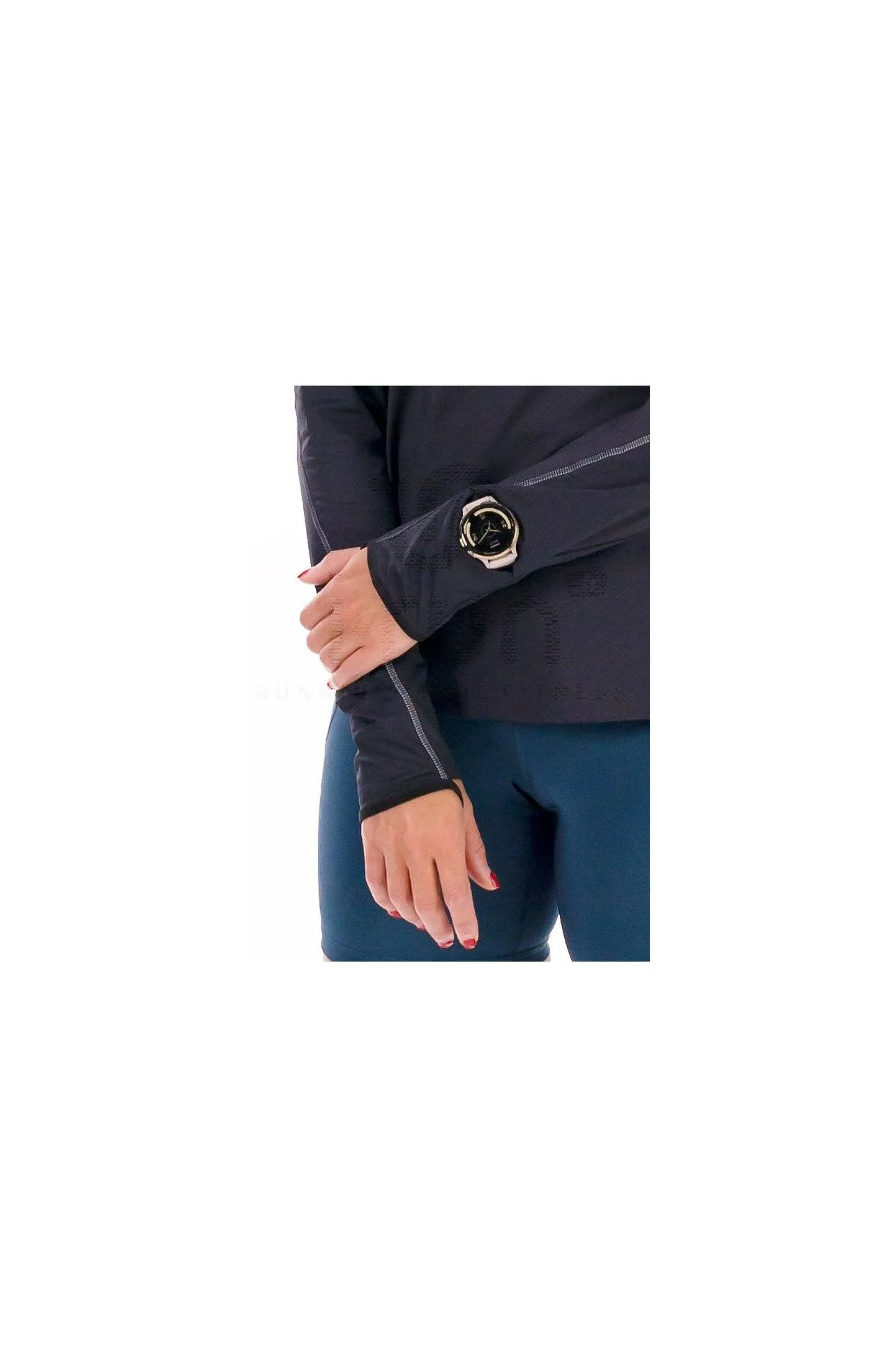 Femme Hoka One One Manches Longues^Glidetech 1/4 zip femme