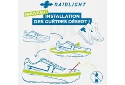 Raidlight Lacets / Guêtres / Semelles / Pointes Athlétisme^Guêtres Desert