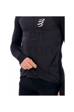 Homme Compressport Manches Longues^Hurricane Windproof Seamless