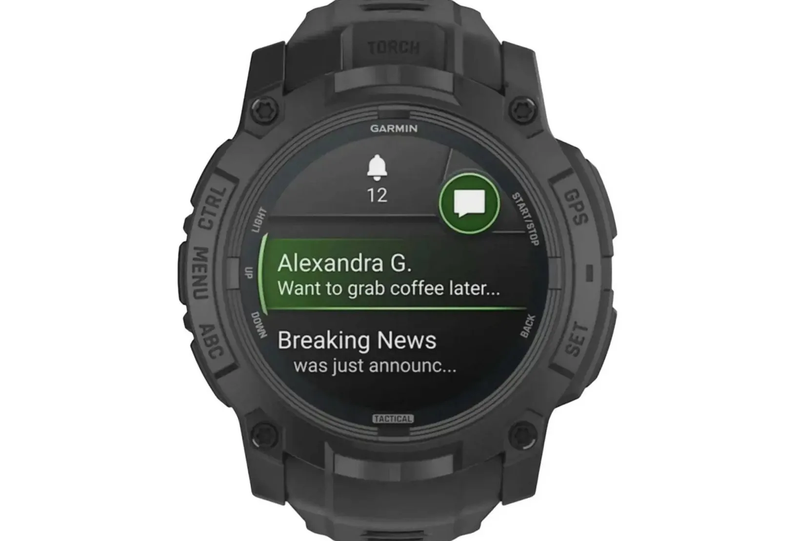 Garmin Cardio-Gps^Instinct 3 AMOLED Tactical Edition
