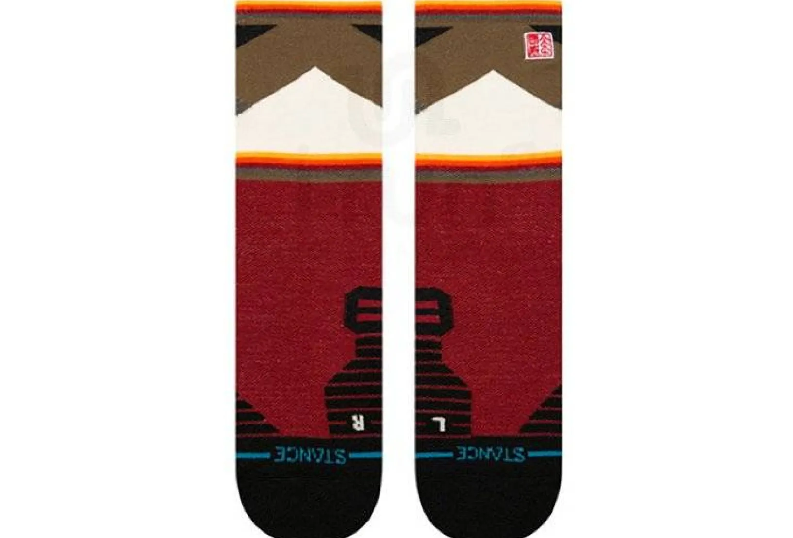 Stance Chaussettes^Jimmy Chin Mid Wool Crew