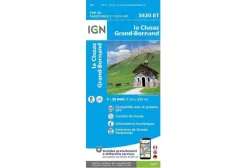 Carte IGN Cartes^La Clusaz Le Grand-Bornand 3430ET