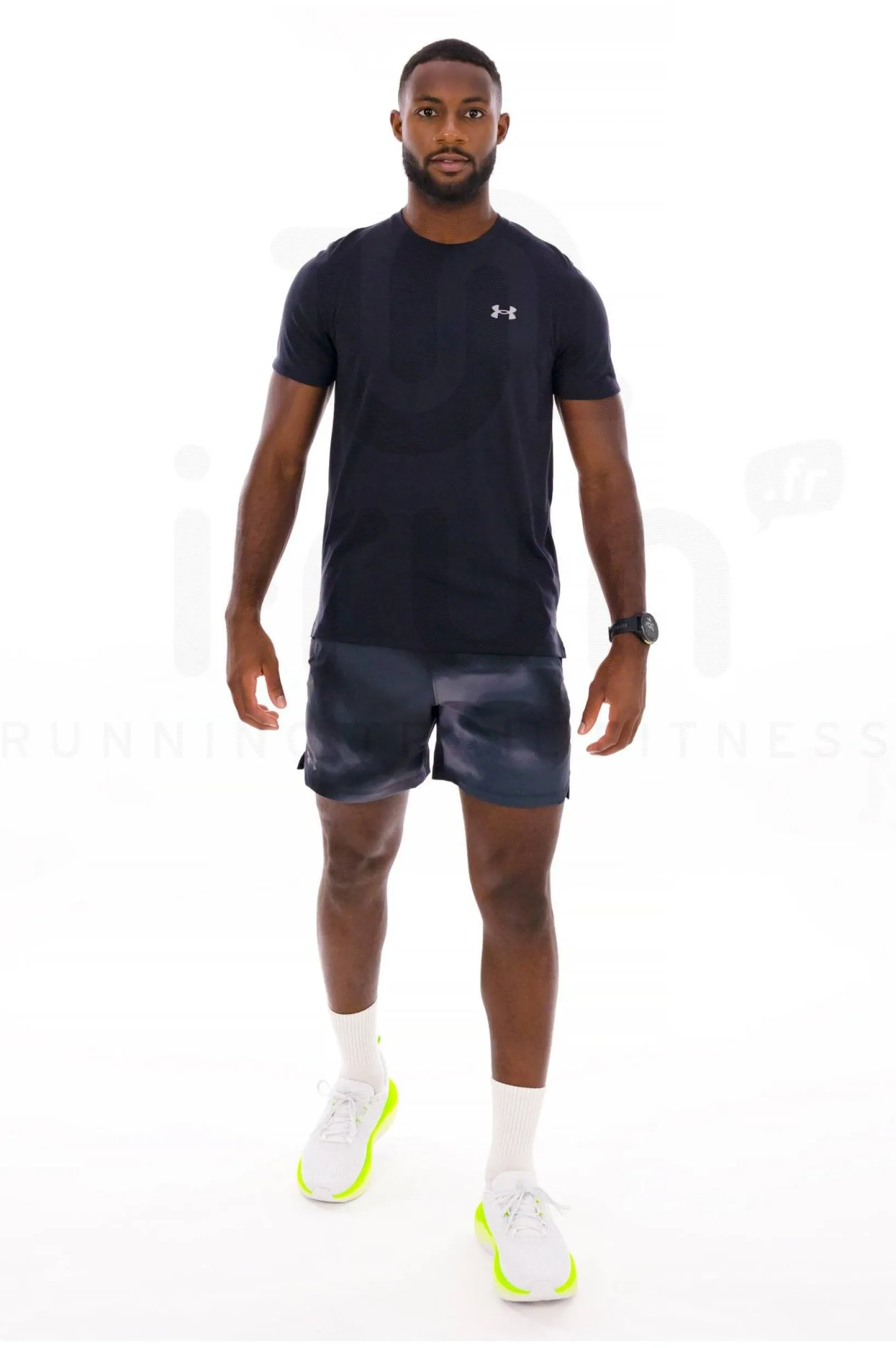 Homme Under Armour Manches Courtes^Launch Camo