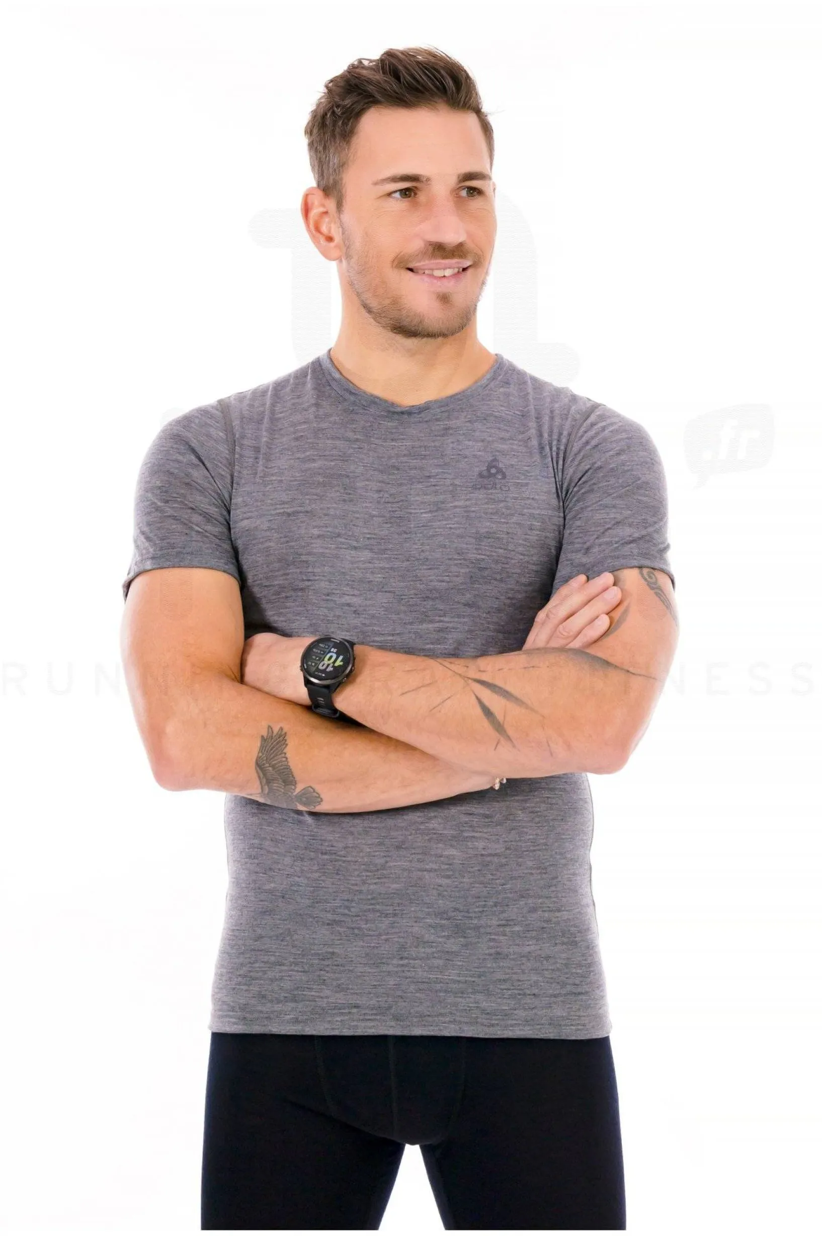 Homme Odlo Manches Courtes^Merino 160