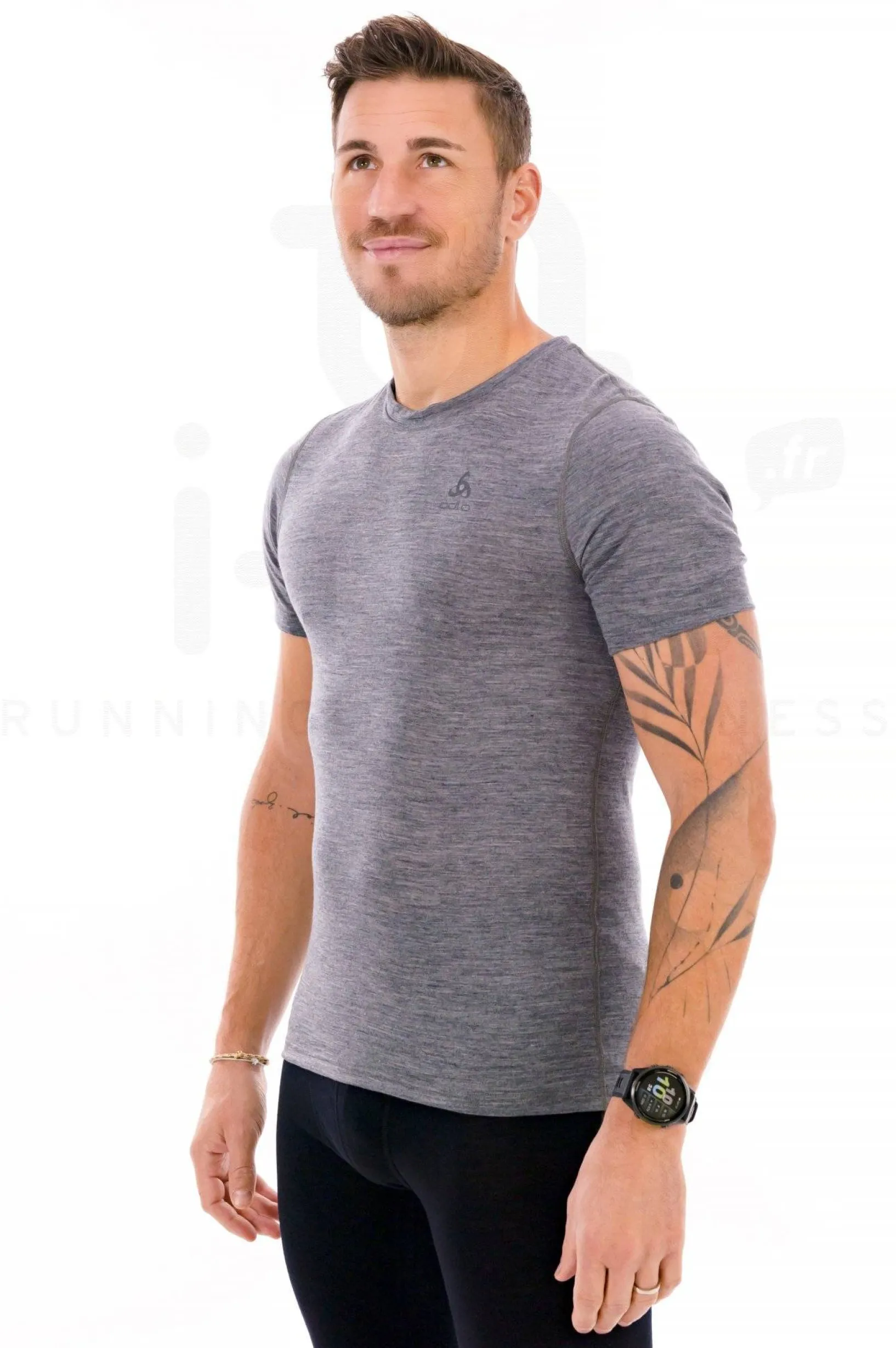 Homme Odlo Manches Courtes^Merino 160