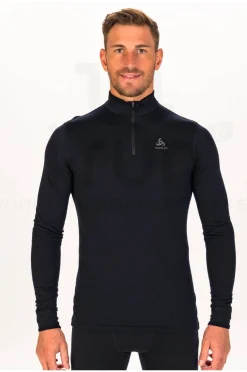Homme Odlo Manches Longues^Merino 200 1/4 Zip