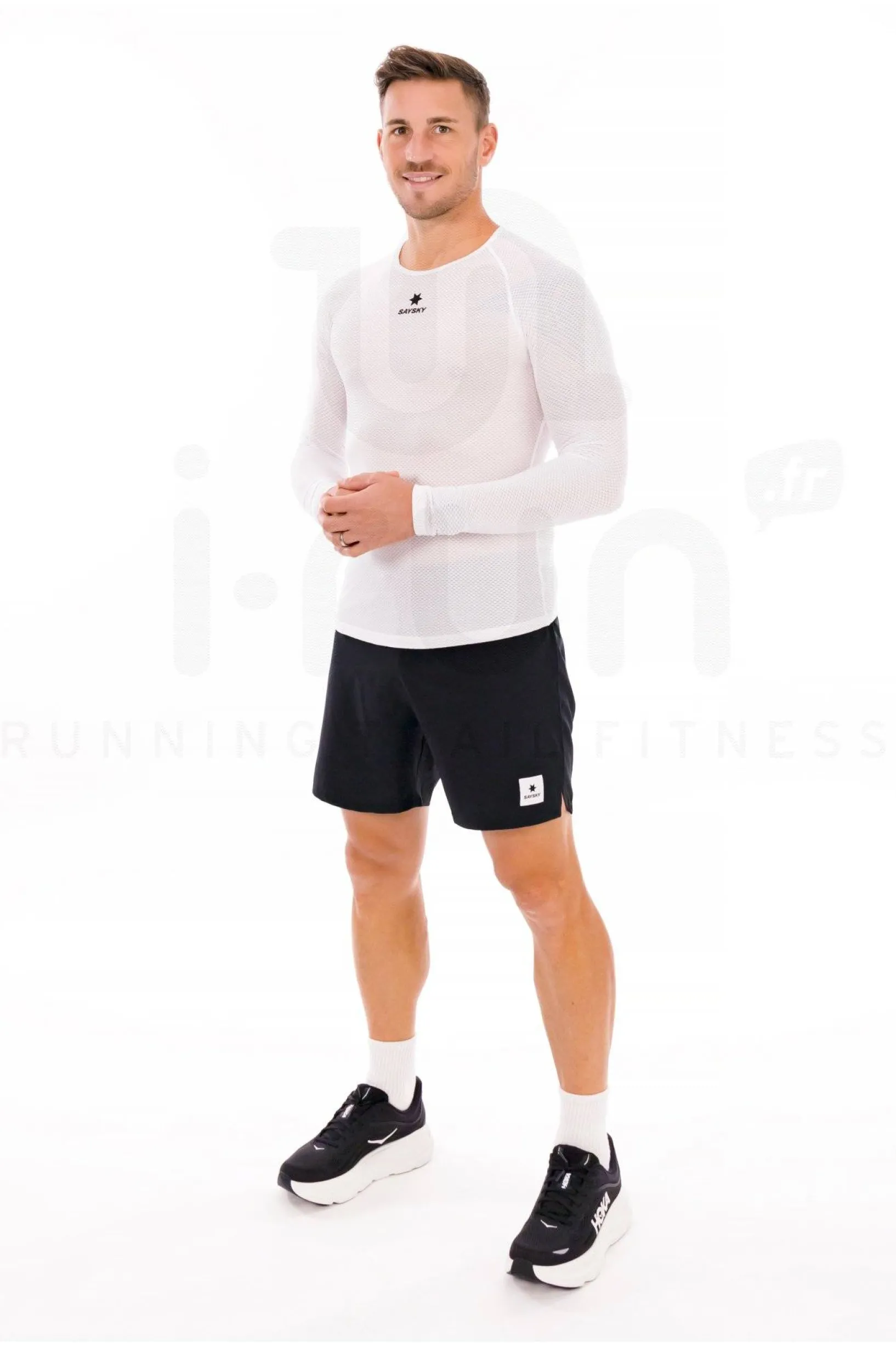 Homme Saysky Manches Longues^Mesh Base Layer