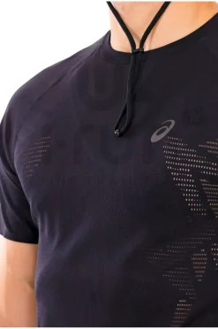 Homme Asics Manches Courtes^Metarun