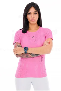 Femme Asics Manches Courtes^Metarun femme