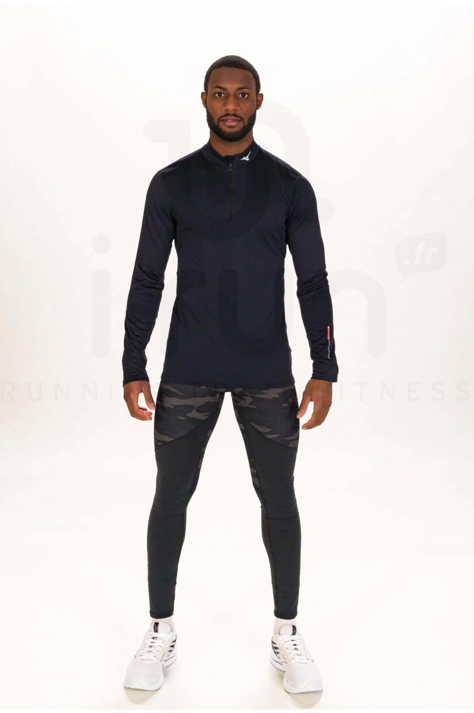 Homme Mizuno Manches Longues^Mid Weight M