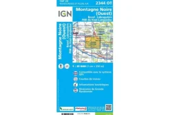 Carte IGN Cartes^Montagne Noire Ouest 2344OT