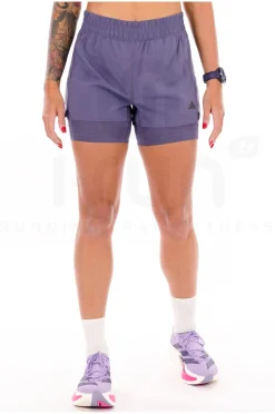 Femme adidas Shorts / Cuissards / Jupes^Own The Run 2 en 1 femme
