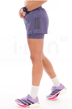 Femme adidas Shorts / Cuissards / Jupes^Own The Run 2 en 1 femme