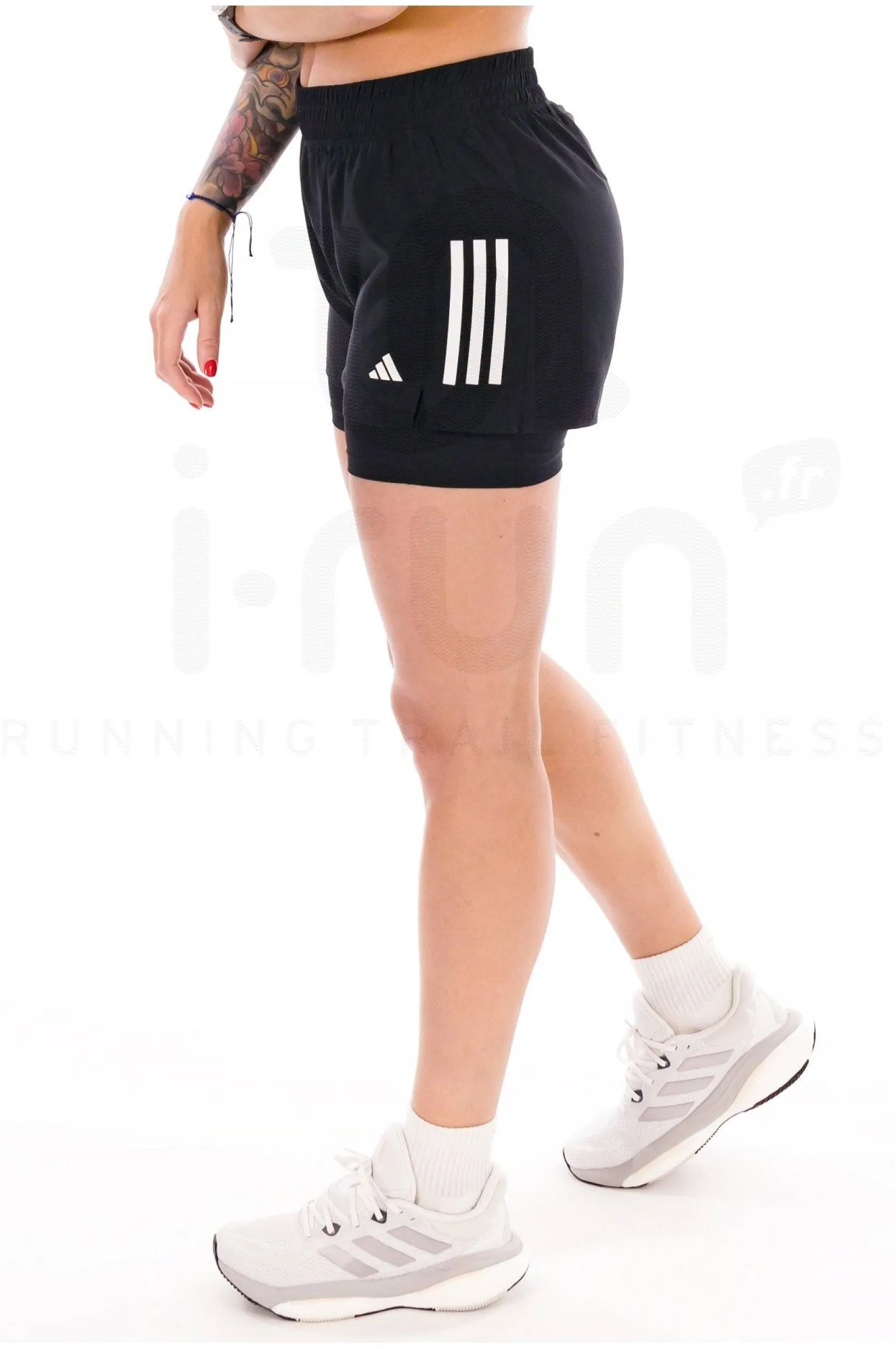 Femme adidas Shorts / Cuissards / Jupes^Own The Run 2 en 1 femme
