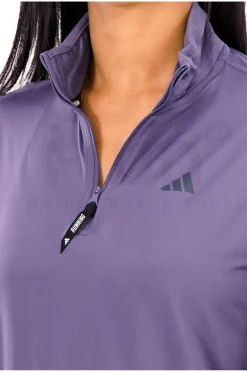 Femme adidas Manches Longues^Own The Run 1/2 zip femme
