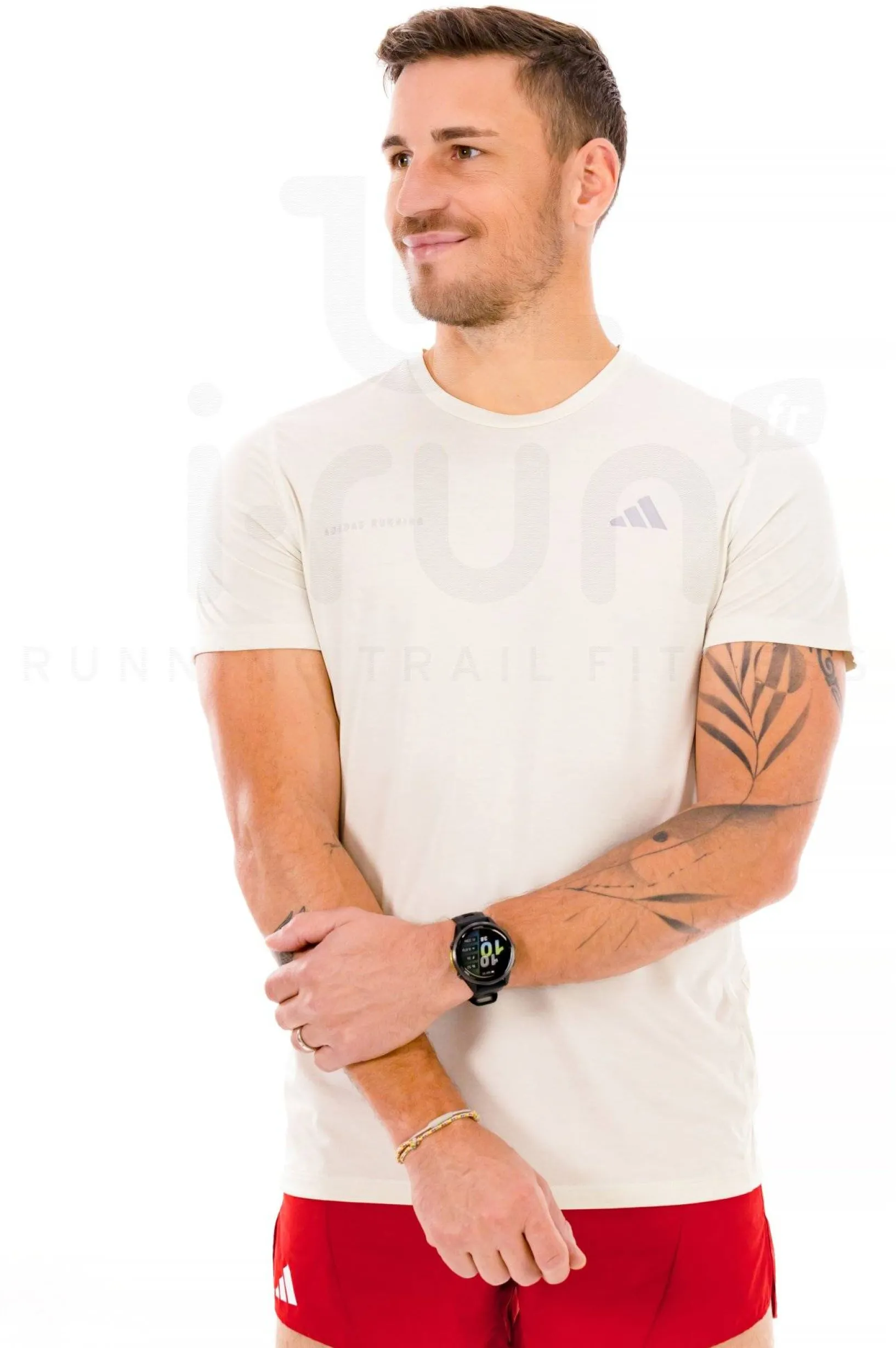 Homme adidas Manches Courtes^Own The Run Melange