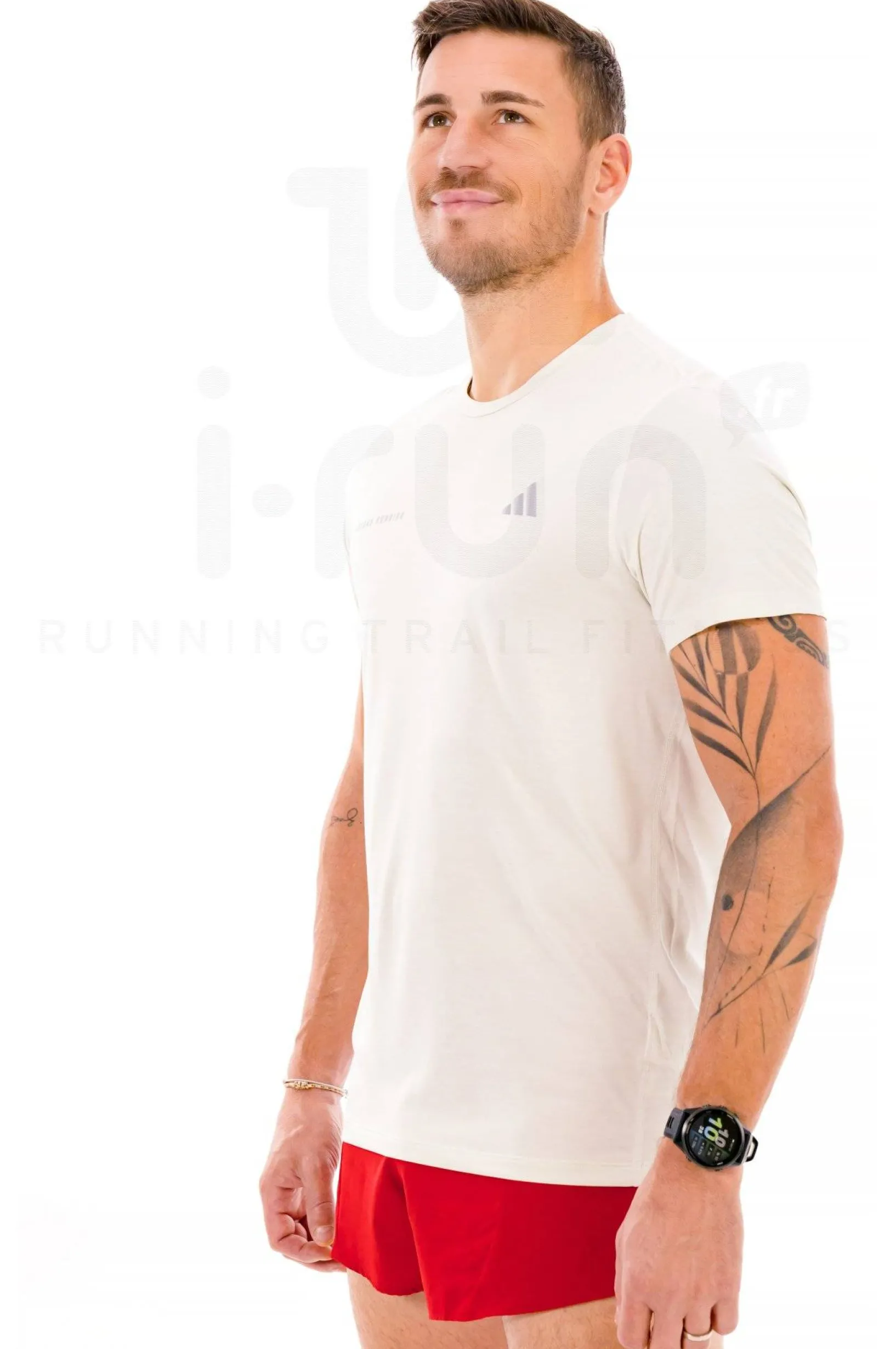 Homme adidas Manches Courtes^Own The Run Melange