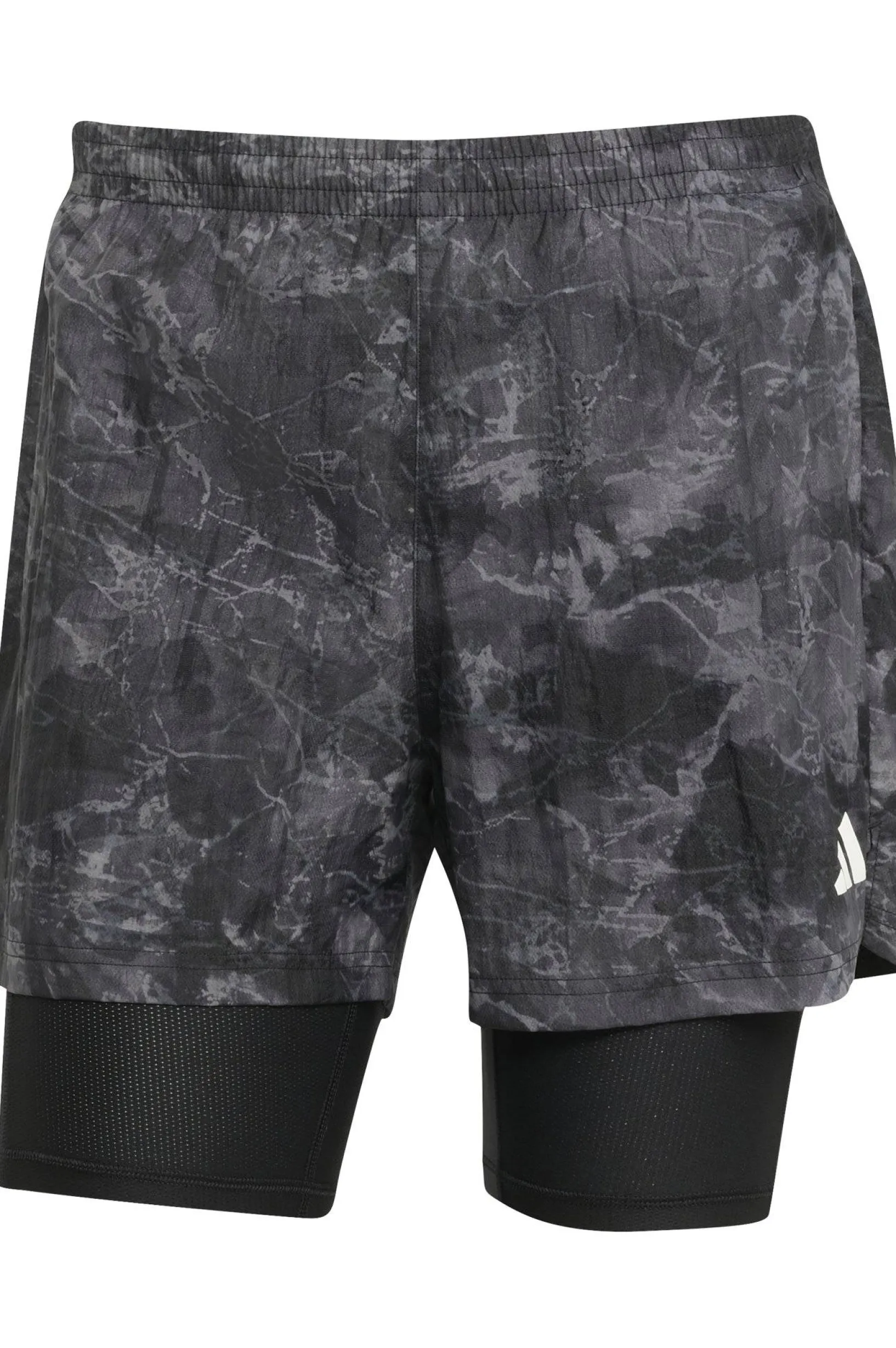 Homme adidas Shorts / Cuissards^Own The Run Spray Dye 2 en 1