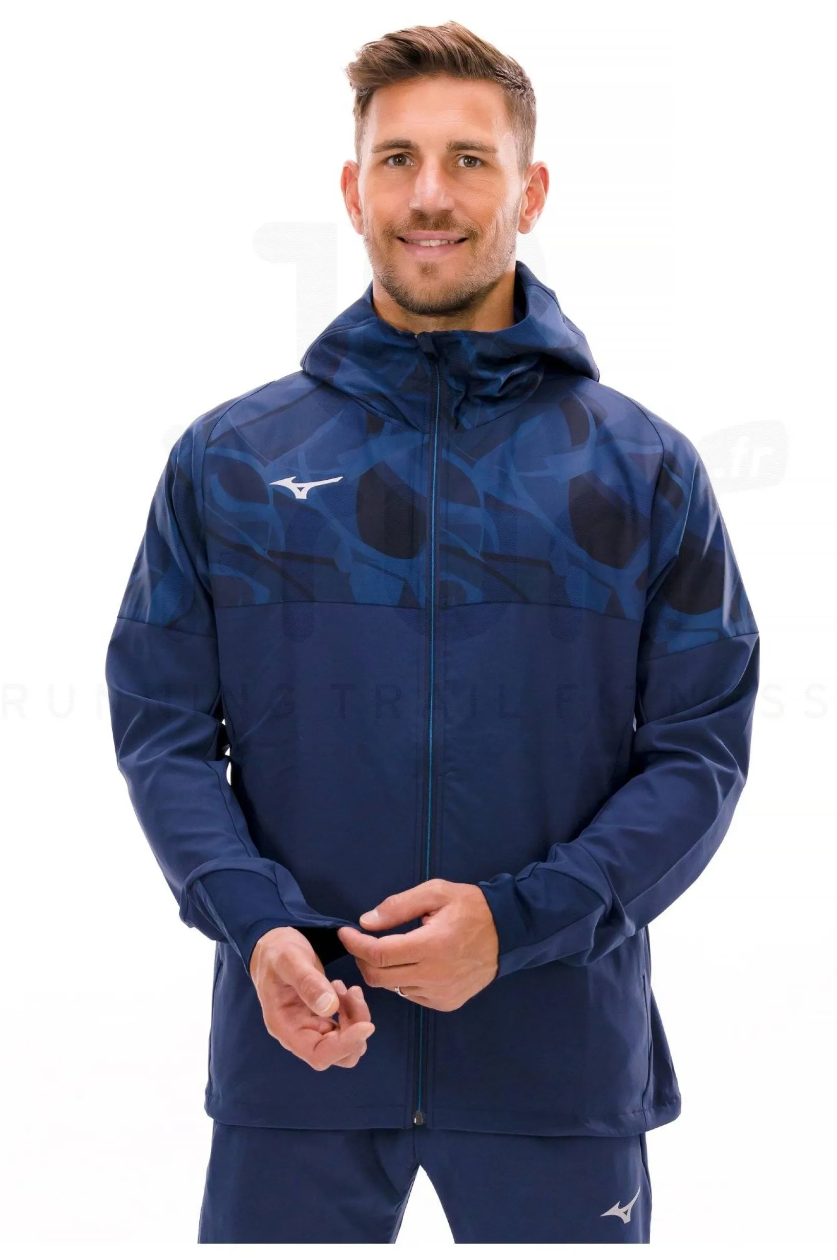 Homme Mizuno Vestes & Coupe Vent^Paris Athlete M