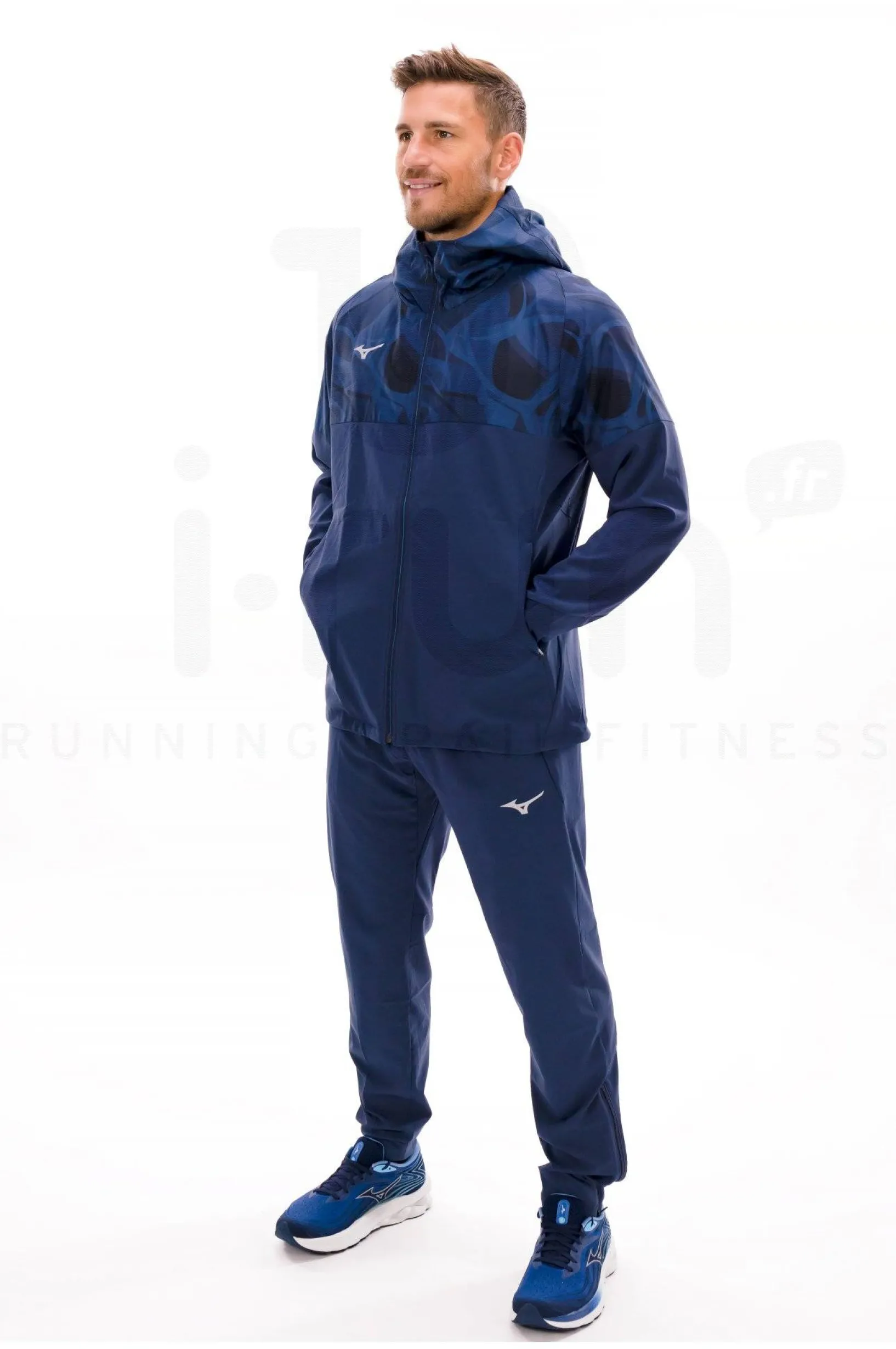 Homme Mizuno Vestes & Coupe Vent^Paris Athlete M