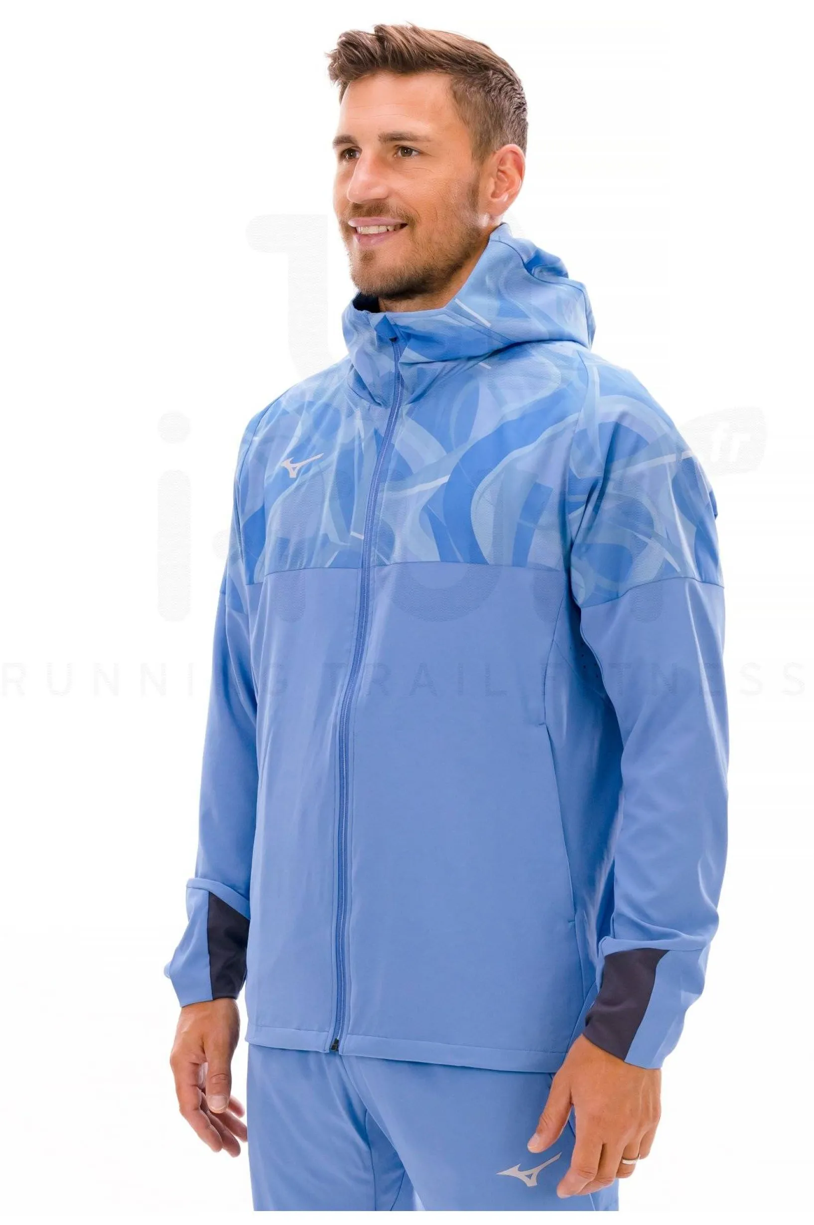 Homme Mizuno Vestes & Coupe Vent^Paris Athlete M