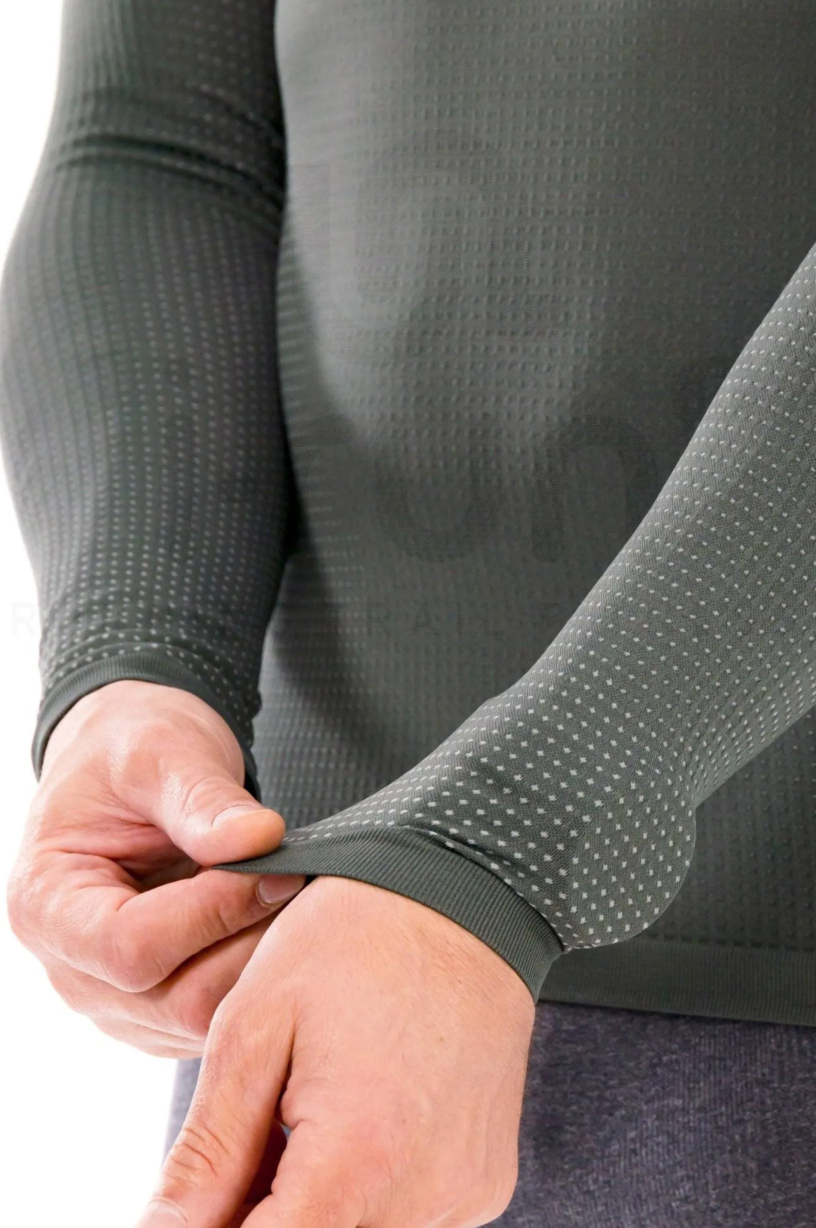 Homme Odlo Manches Longues^Performance Warm 1/2 Zip