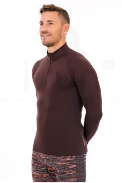 Homme Odlo Manches Longues^Performance Warm 1/2 Zip