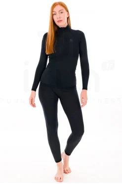 Femme Odlo Manches Longues^Performance Warm 1/2 Zip femme