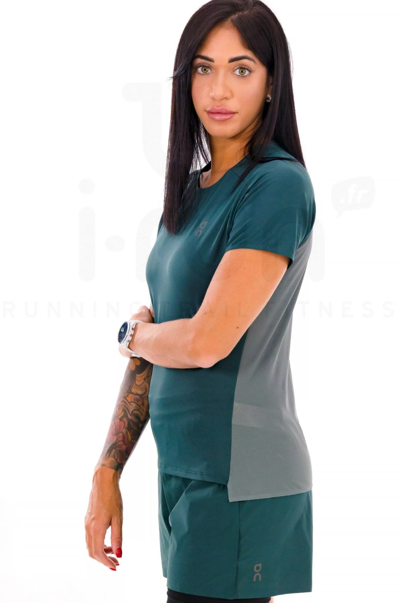 Femme On-Running Manches Courtes^Performance-T femme