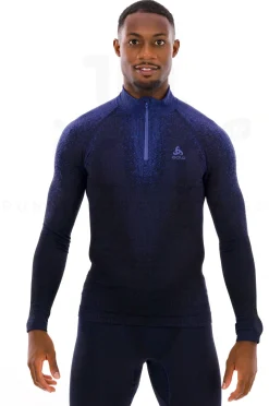 Homme Odlo Manches Longues^POW Blackcomb 1/2 Zip