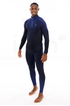 Homme Odlo Manches Longues^POW Blackcomb 1/2 Zip