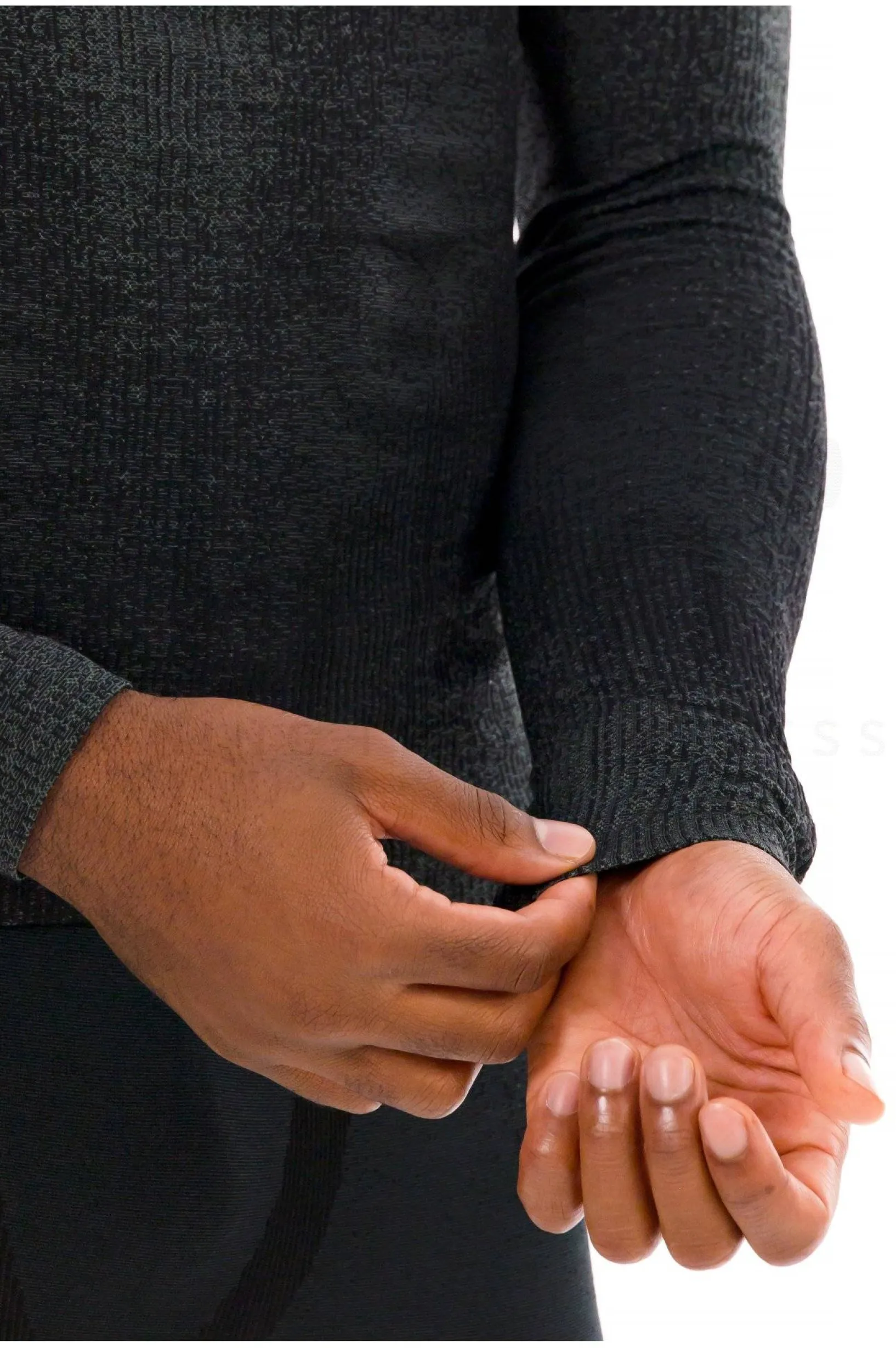 Homme Odlo Manches Longues^POW Blackcomb 1/2 Zip