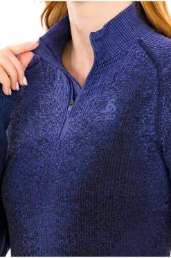 Femme Odlo Manches Longues^POW Blackcomb 1/2 Zip femme