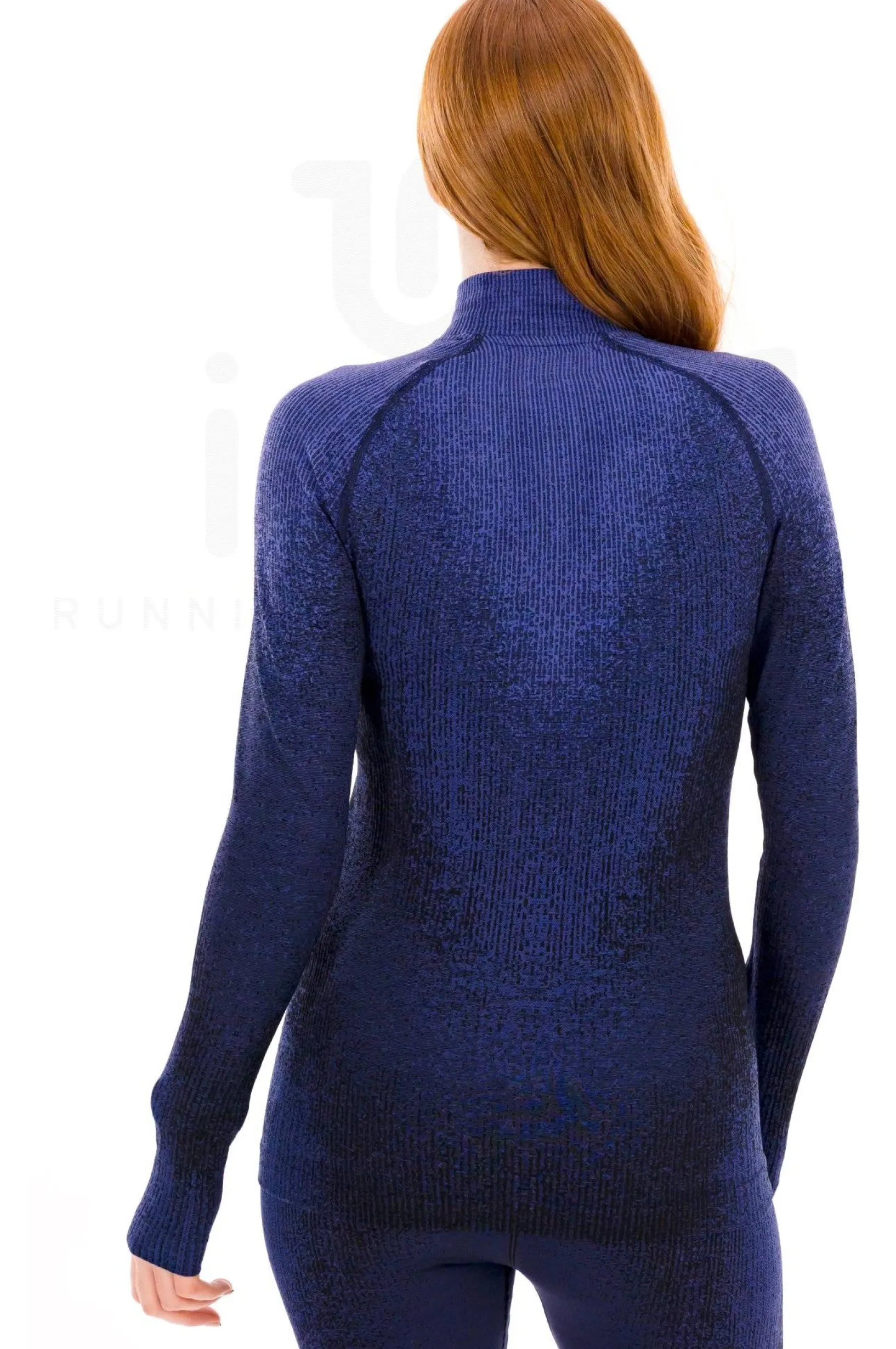 Femme Odlo Manches Longues^POW Blackcomb 1/2 Zip femme