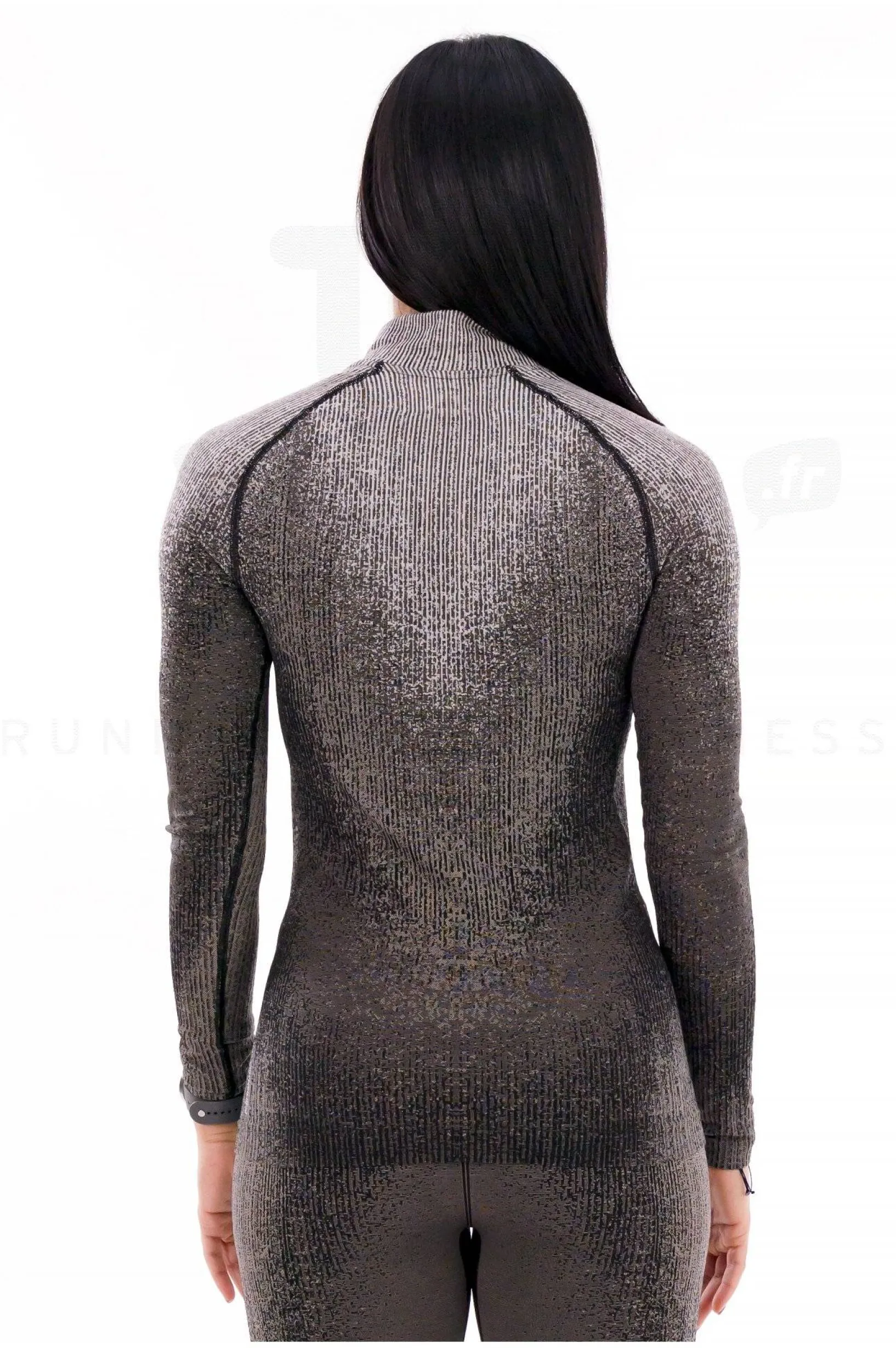 Femme Odlo Manches Longues^POW Blackcomb 1/2 Zip femme