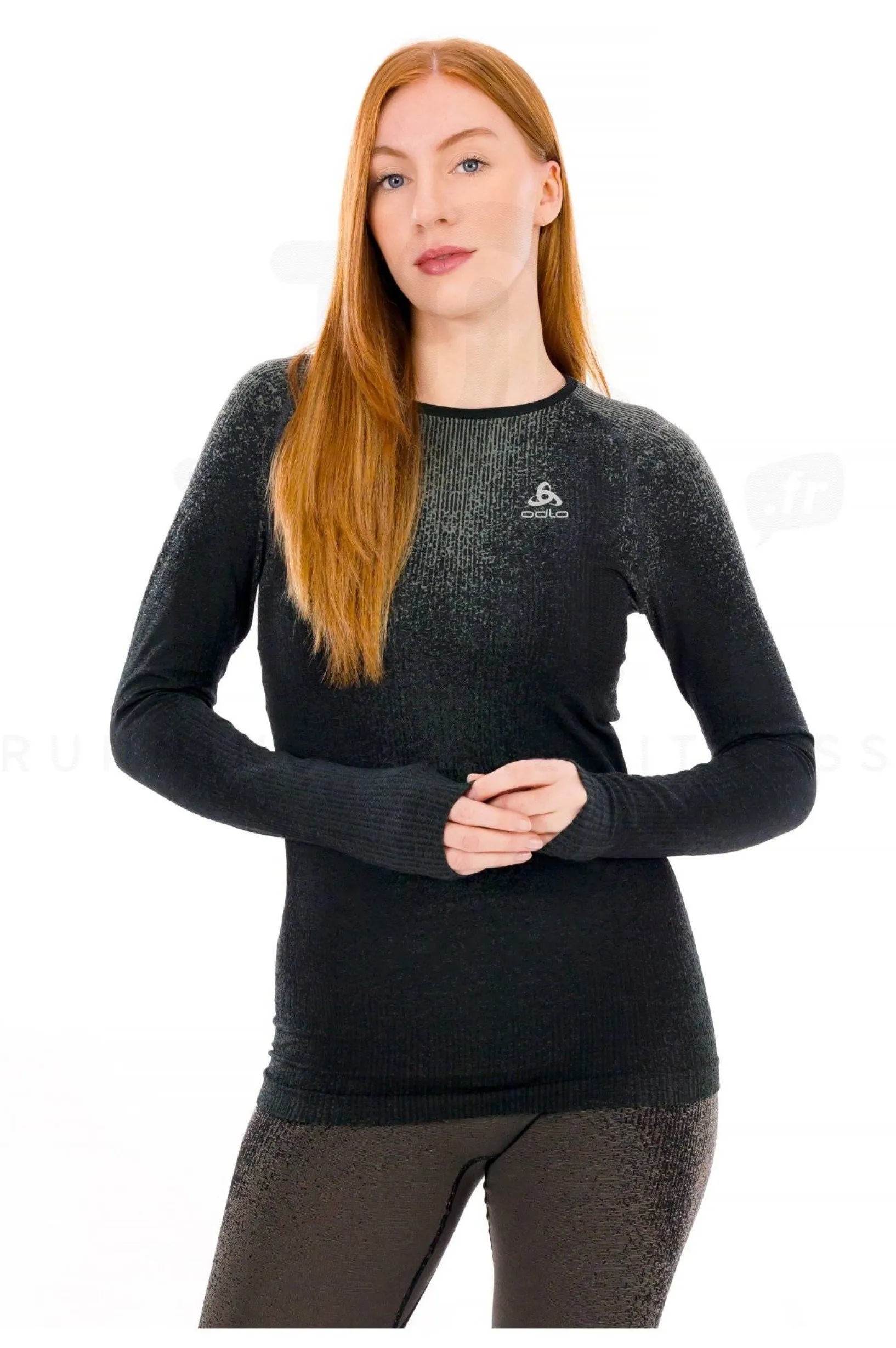 Femme Odlo Manches Longues^POW Blackcomb femme