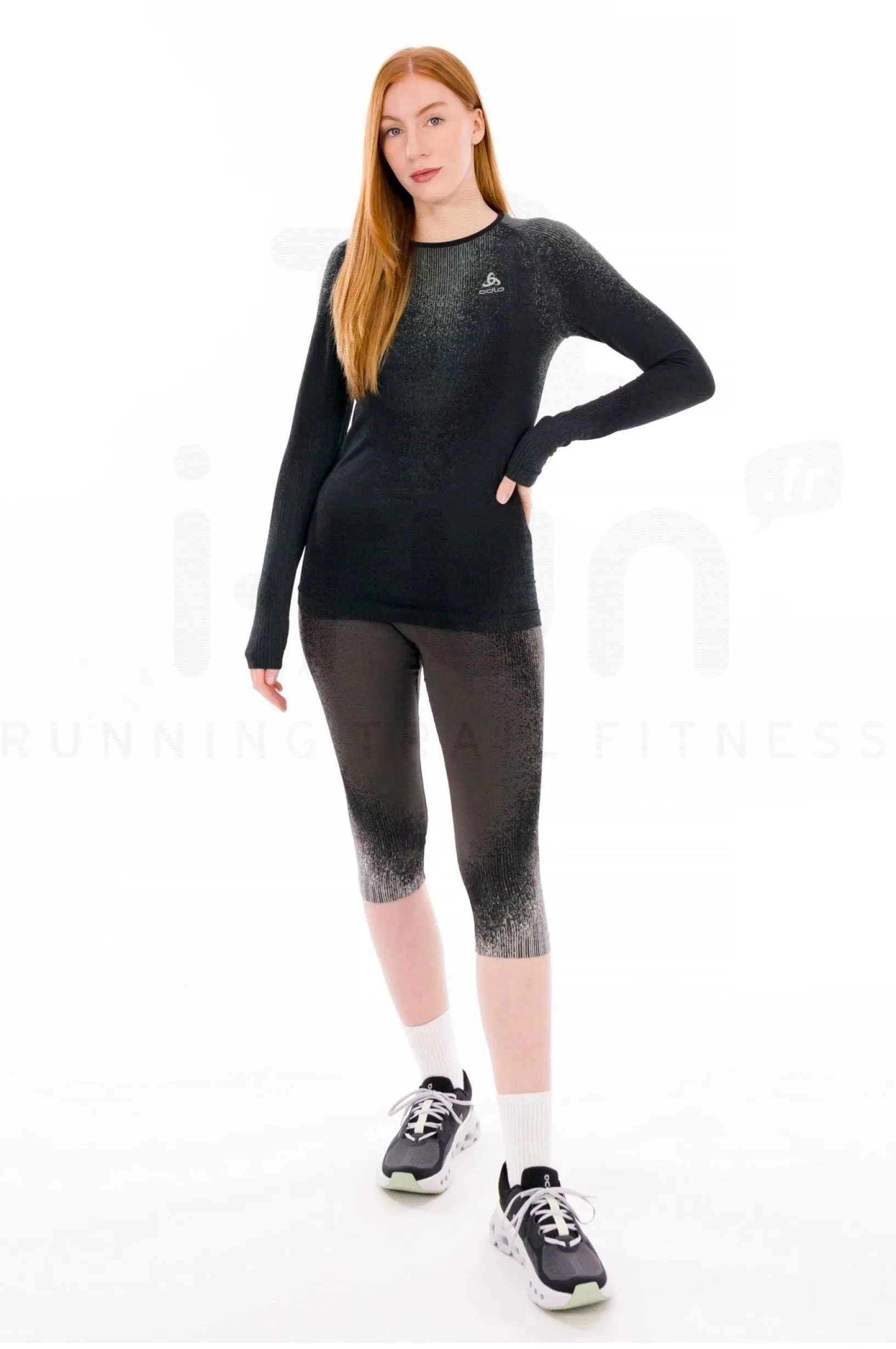 Femme Odlo Manches Longues^POW Blackcomb femme