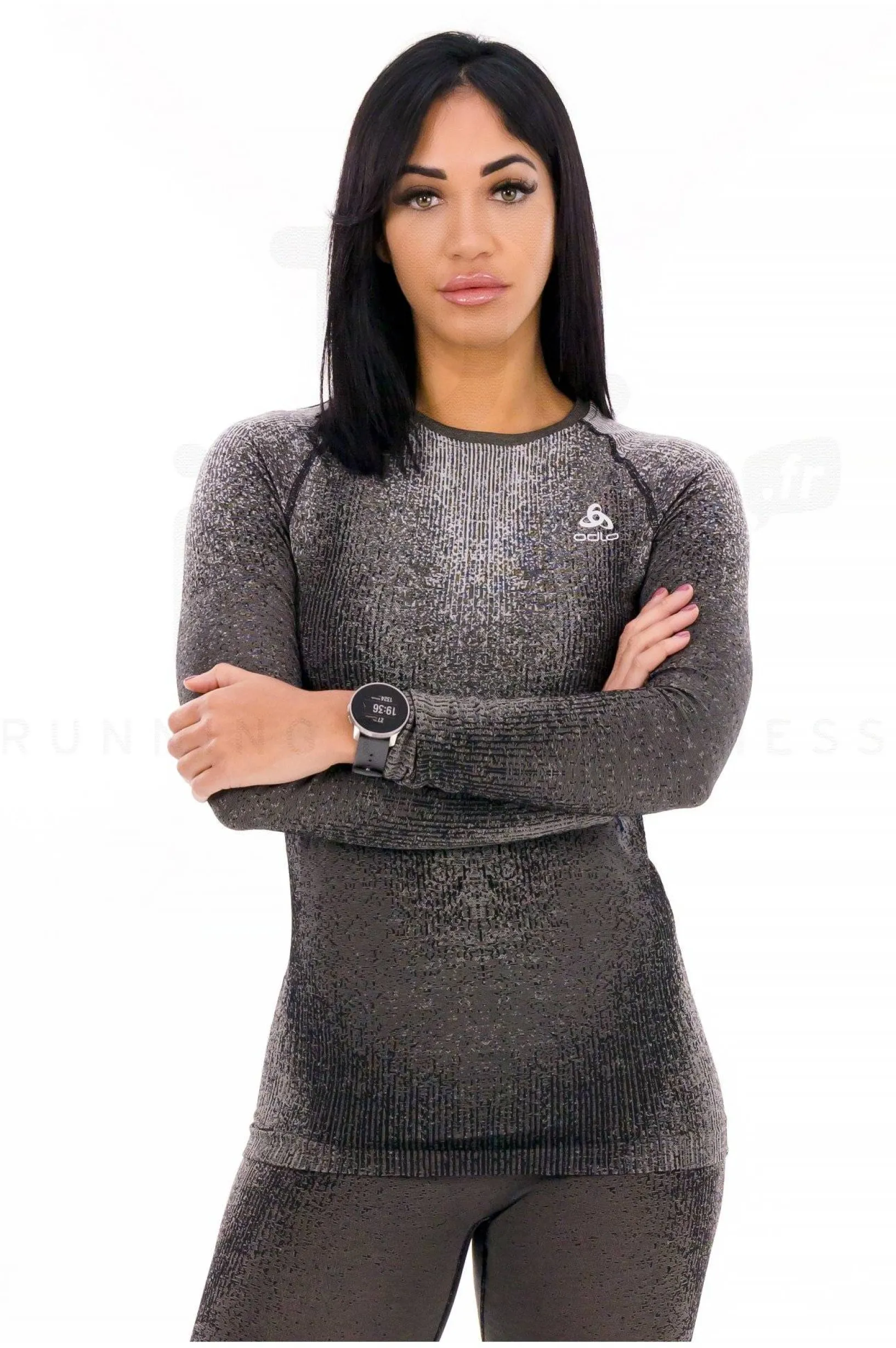 Femme Odlo Manches Longues^POW Blackcomb femme